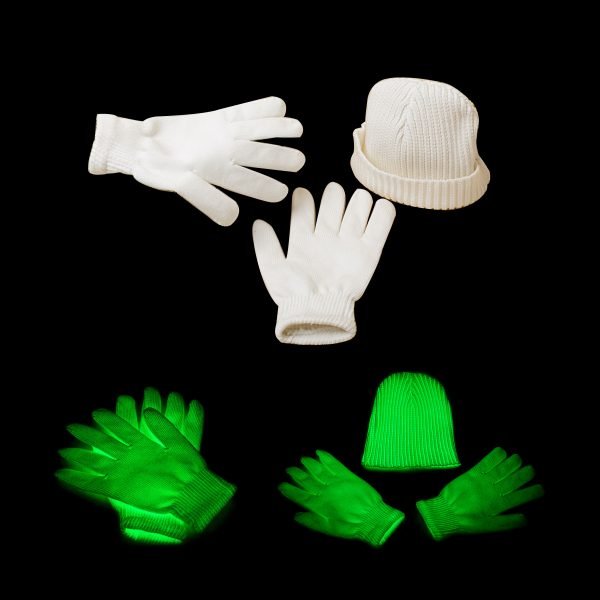 Night Luminous Knitted Gloves And Hat Set - Yorkn Inc✅