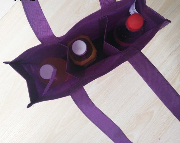 Non - woven Wine Tote Bags 3 Pieces - Yorkn Inc✅