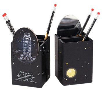 Pen Holder With Mirror - Yorkn Inc✅