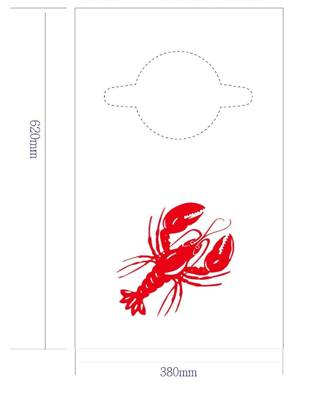 Plastic Disposable Lobster Bib - Yorkn Inc✅