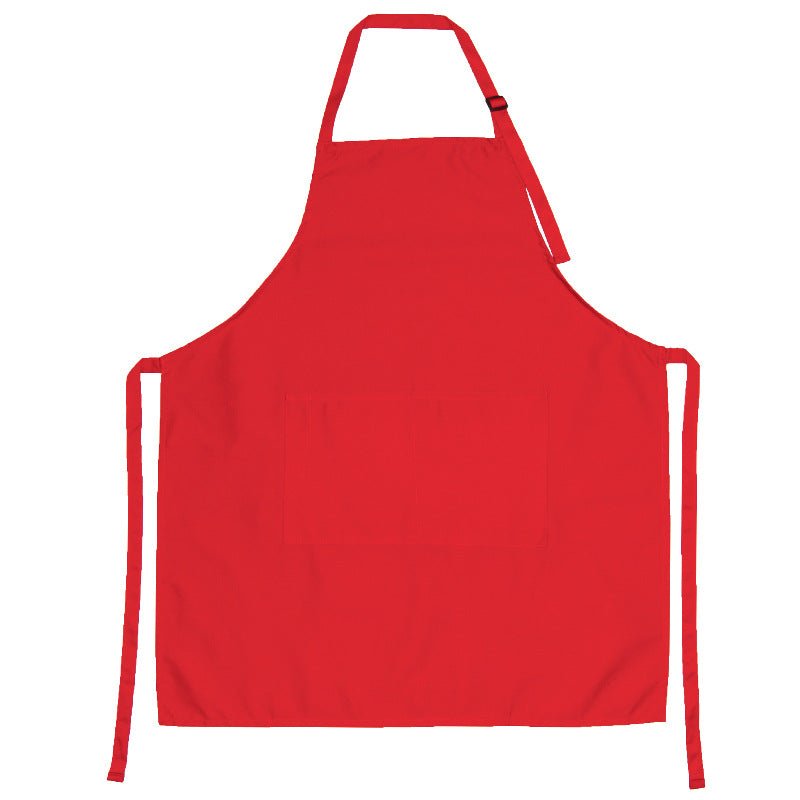 Polyester Cotton Red Apron - Yorkn Inc✅