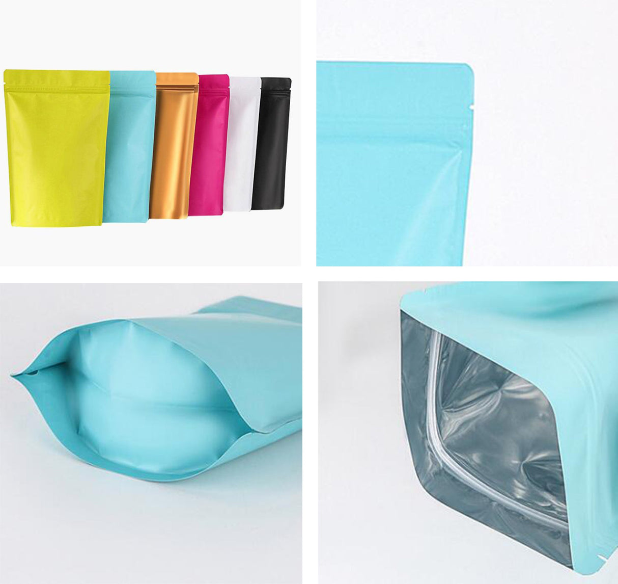 Resealable Stand Up Matt Bags - Yorkn Inc✅