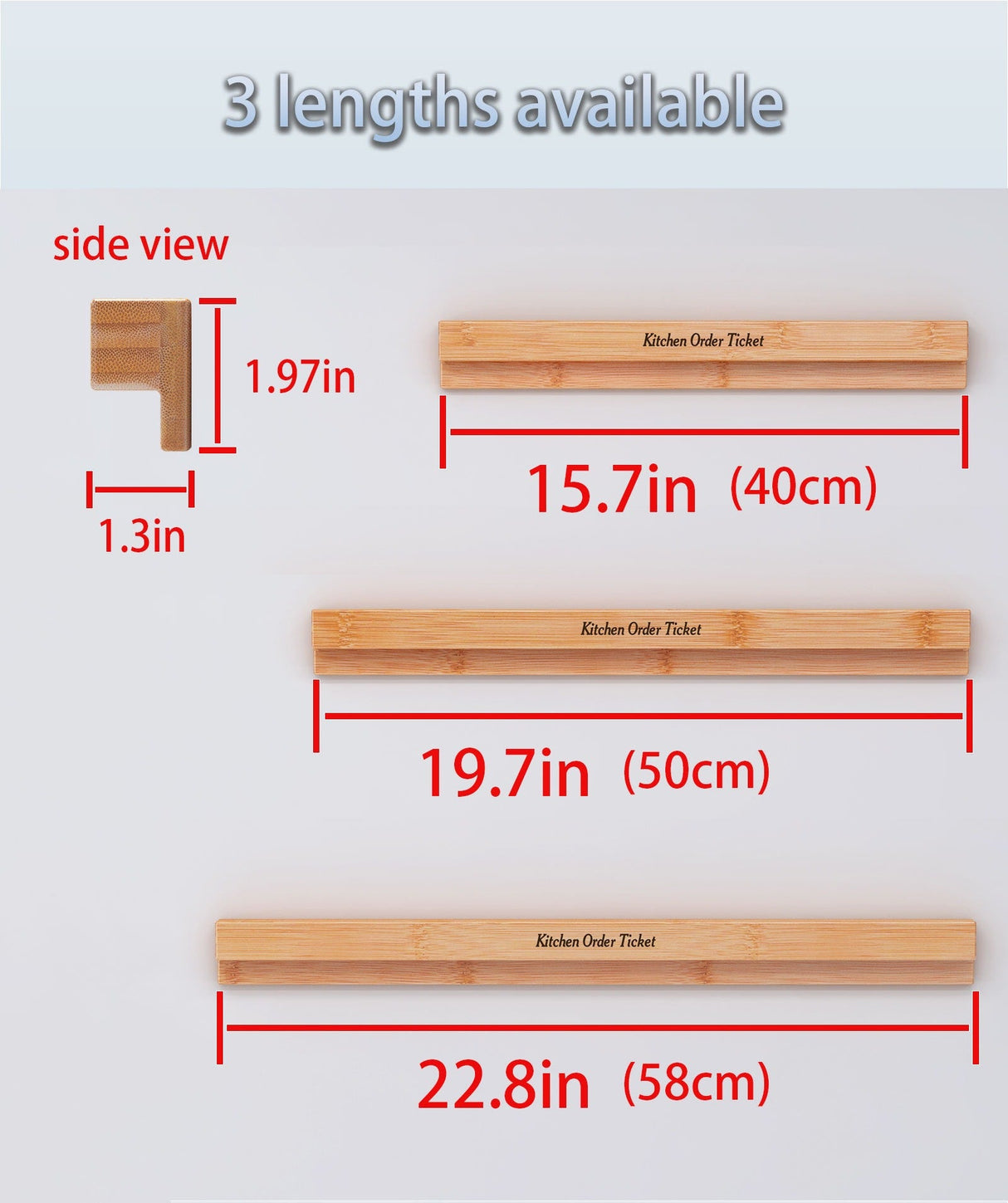 Restaurant Ticket Holder Bamboo Receipt H - Yorkn Inc✅