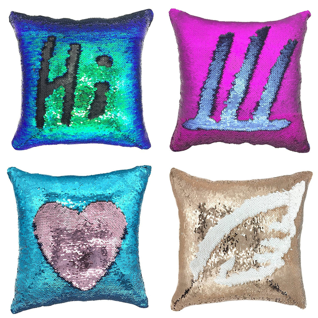 Sequins Cushion Cover - Yorkn Inc✅