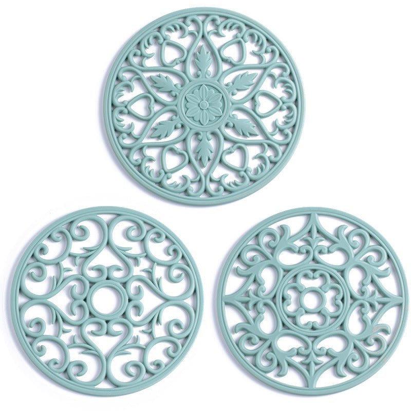 Silicone Trivet Mat Set - Non - slip - Yorkn Inc✅