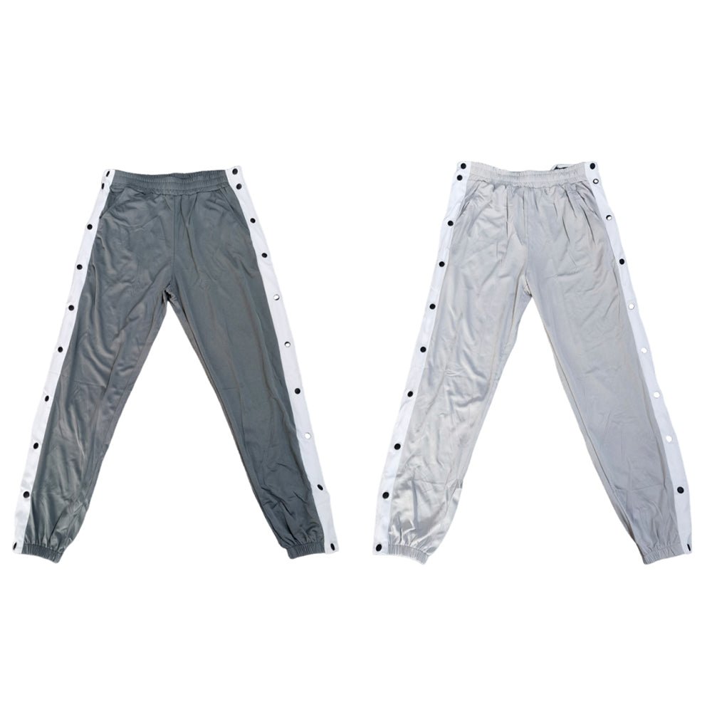 Snap - button Side - slit Casual Pants - Yorkn Inc✅