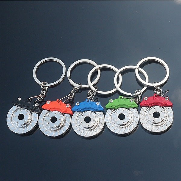 Spinning Racing Brake Disc Keychain Key Ring - Yorkn Inc✅