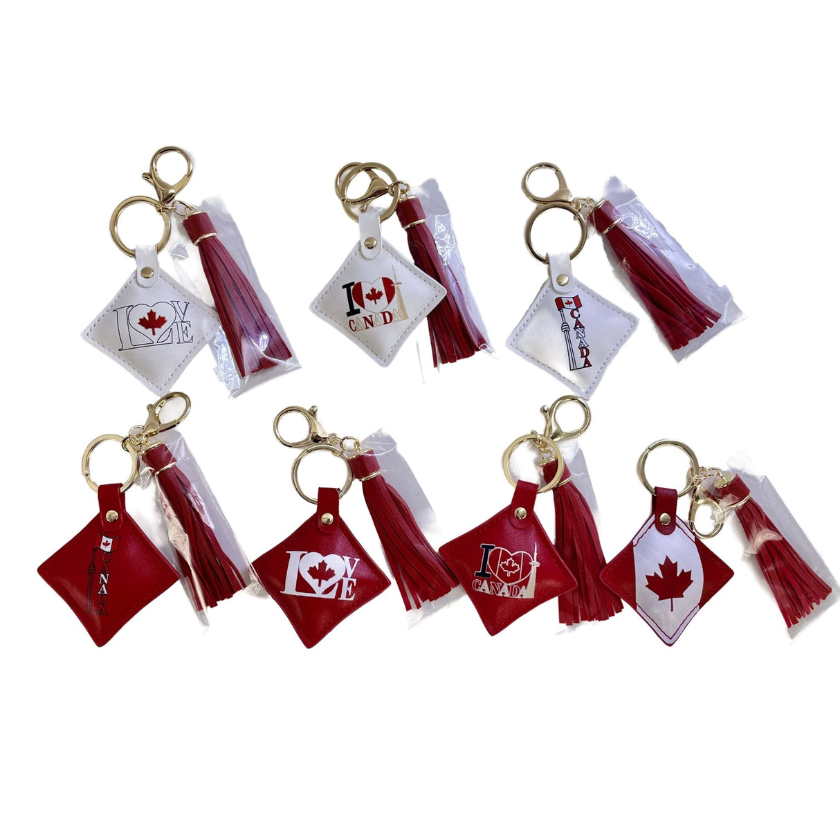 Square Shaped Leather Keychain - Yorkn Inc✅