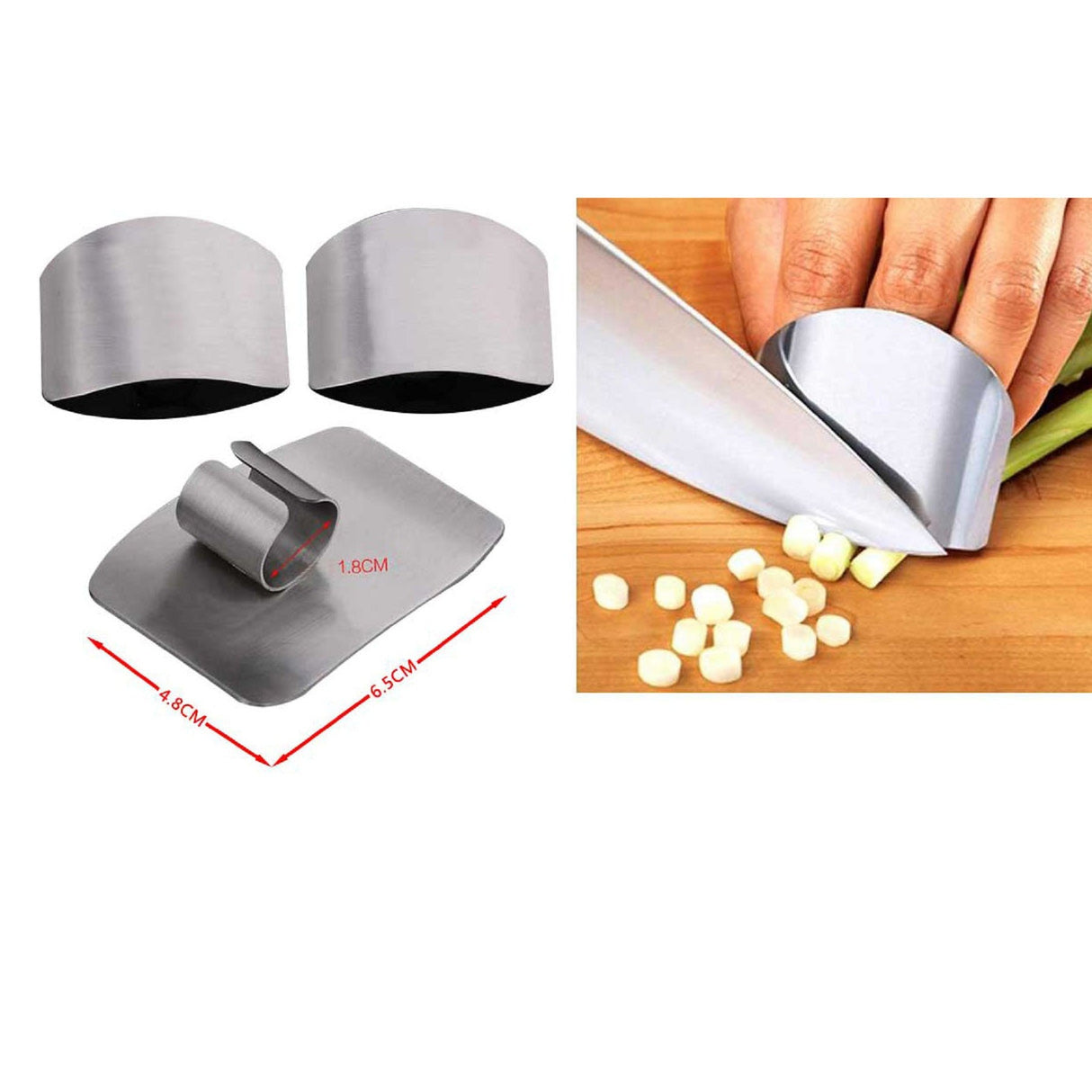 Stainless Steel Finger Protector Cutting Hand Guard - Yorkn Inc✅