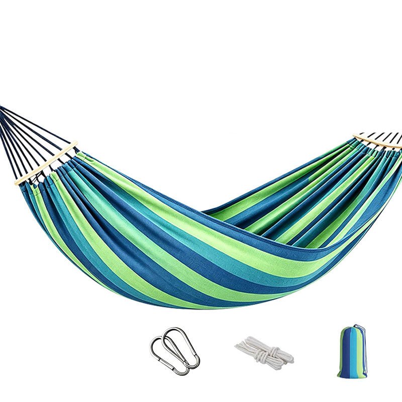 Striped Outdoor Swing Hammock - Yorkn Inc✅