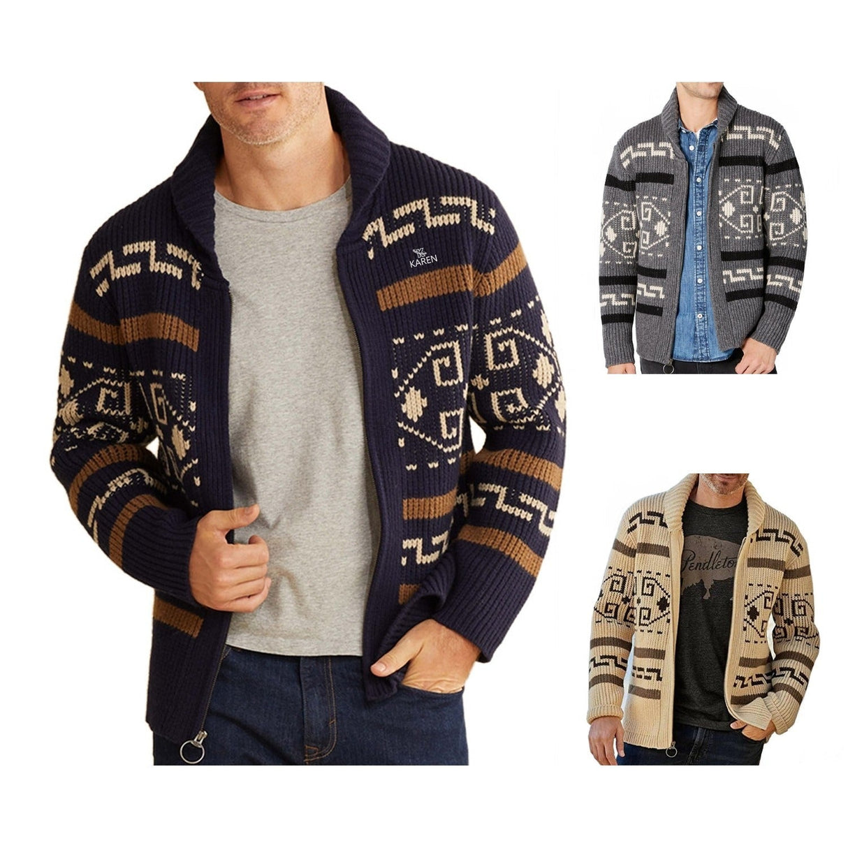 Sweater Cardigan Lapel Long - sleeved Coat - Yorkn Inc✅