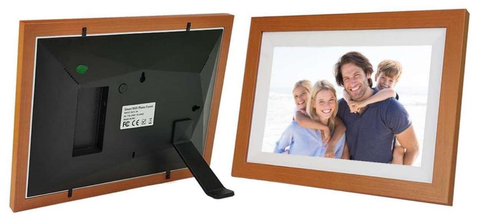 Touch Screen Wooden Digital Photo Frame - Yorkn Inc✅