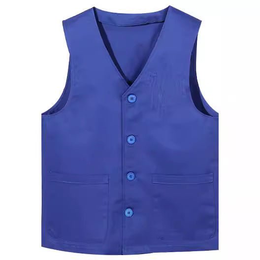 Twill Flat Button Work Vest - Yorkn Inc✅