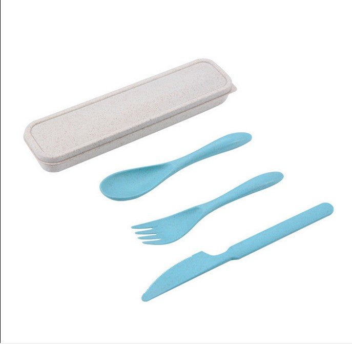 Wheat Straw Reusable Utensil Set - Yorkn Inc✅