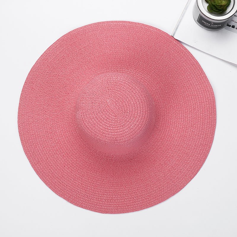 Wide Brim Beach Hat Embroidery - Yorkn Inc✅