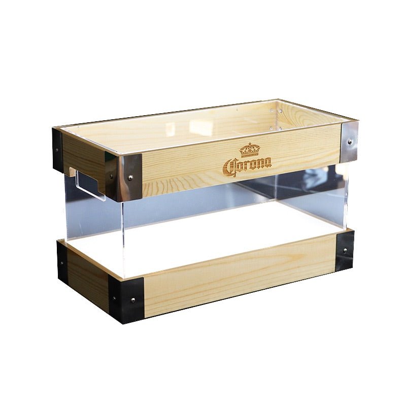 Wooden Frame Glowing Ice Bucket - Yorkn Inc✅