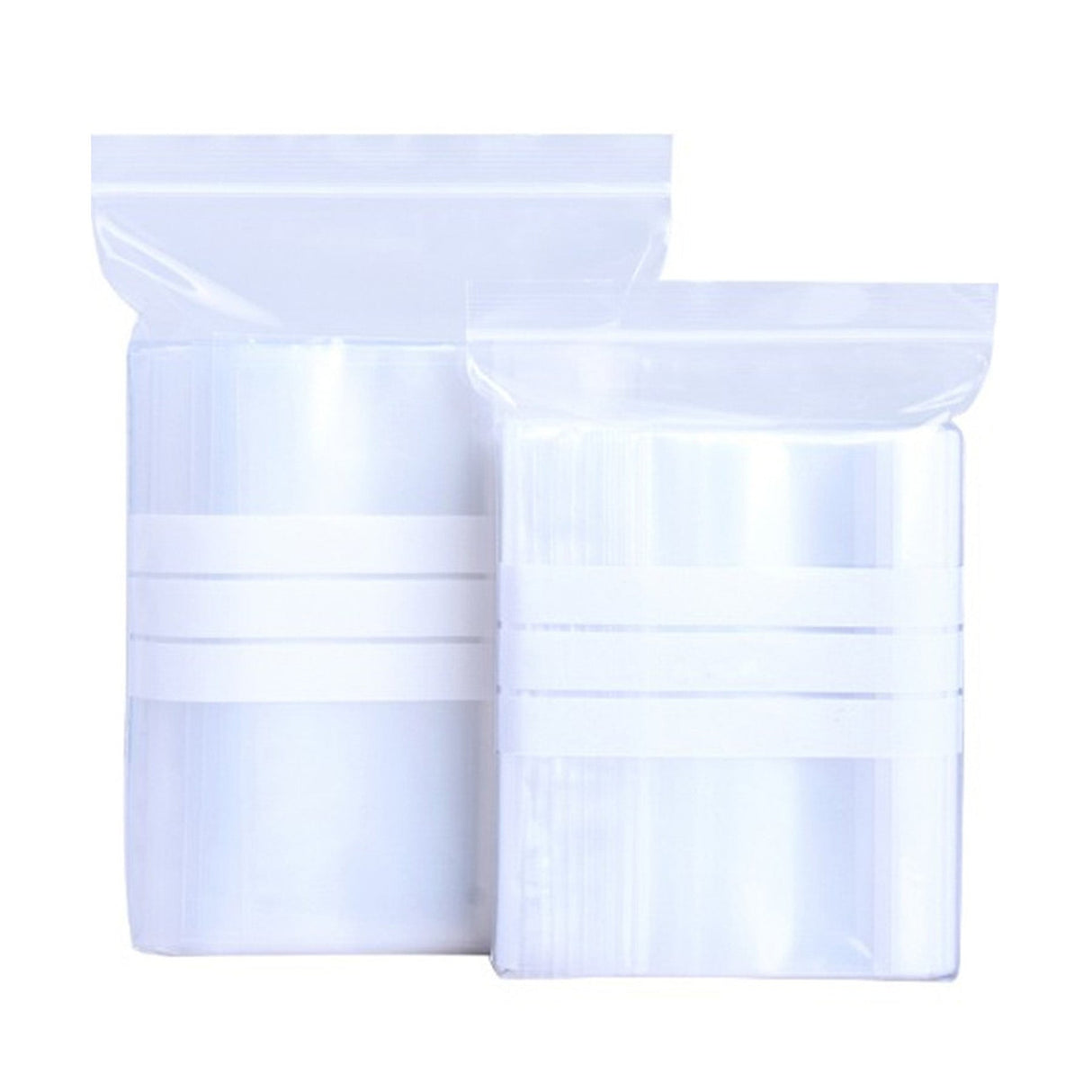 Write - on White Block Clear Bags - Yorkn Inc✅