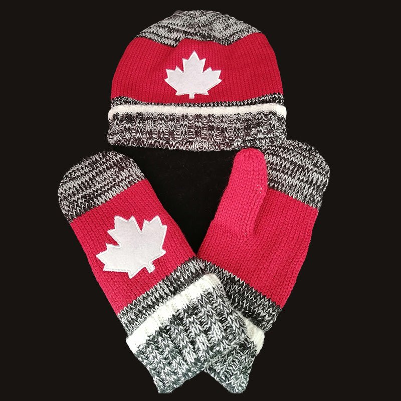 Youth Acrylic Knit Beanie & Glove Set - Yorkn Incβ