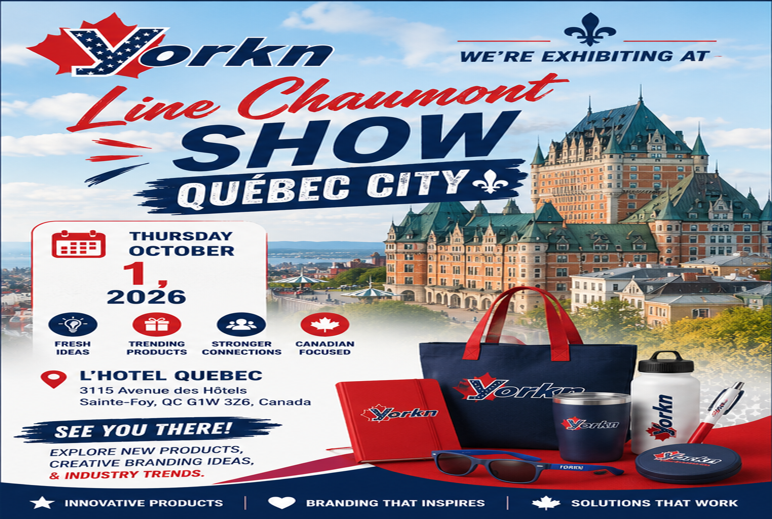 ⚜️ Yorkn is Coming to the Line Chaumont Show – Quebec City!