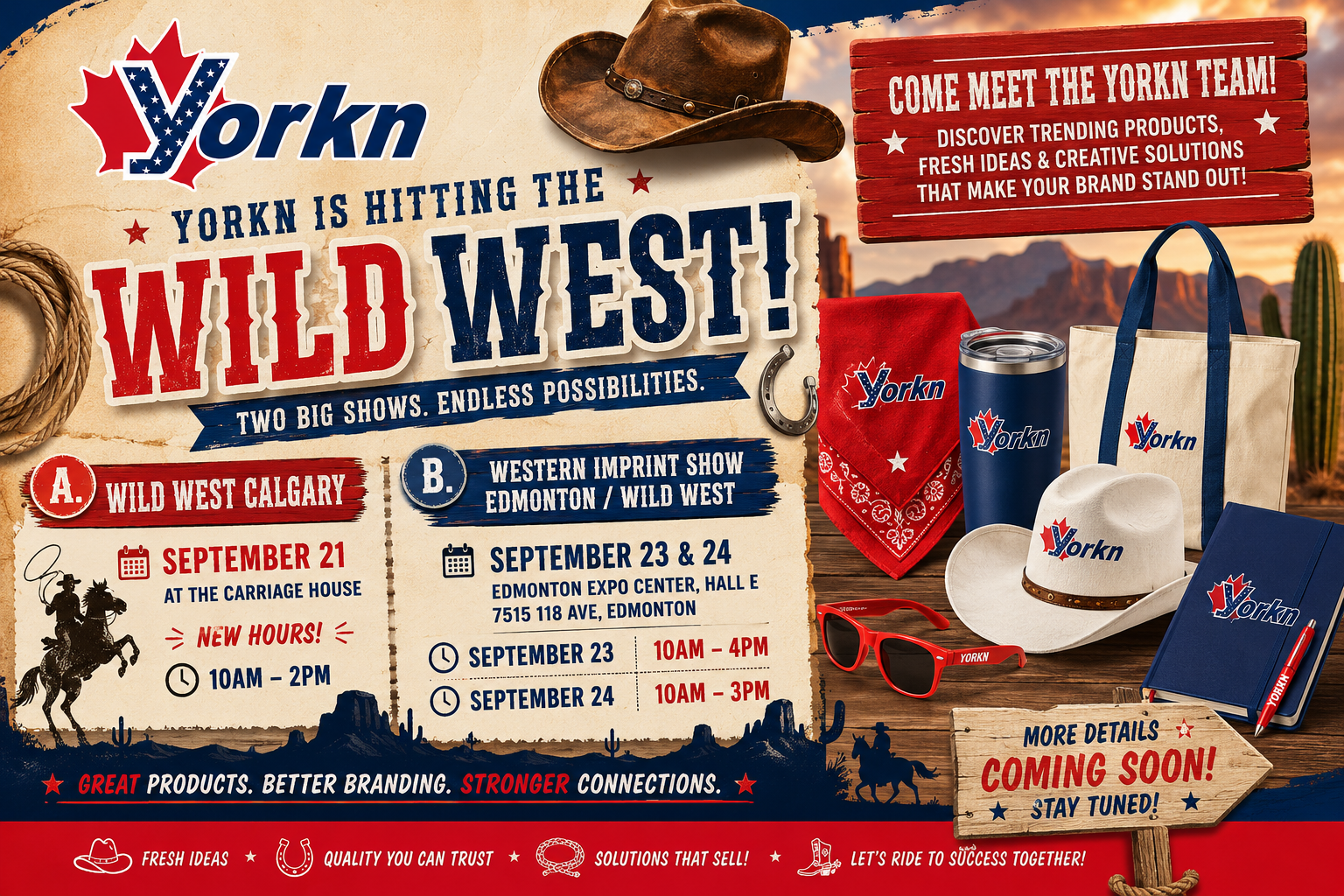 🤠 Yorkn is Heading West!