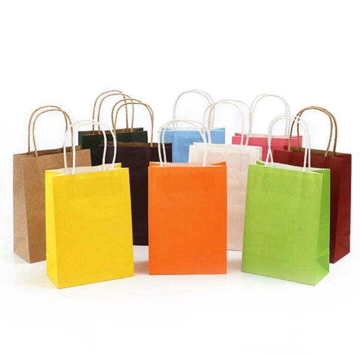 Sac cadeau en papier personnalisé avec poignée 