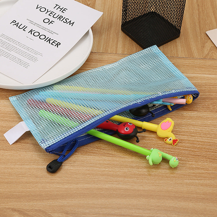 Bolsa de archivo transparente con cremallera B5 