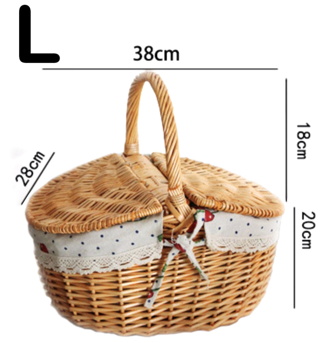 Panier en osier - L 