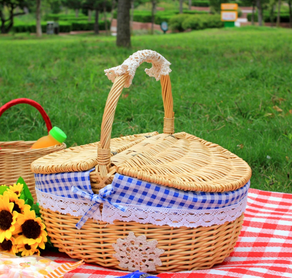 Panier en osier - L 