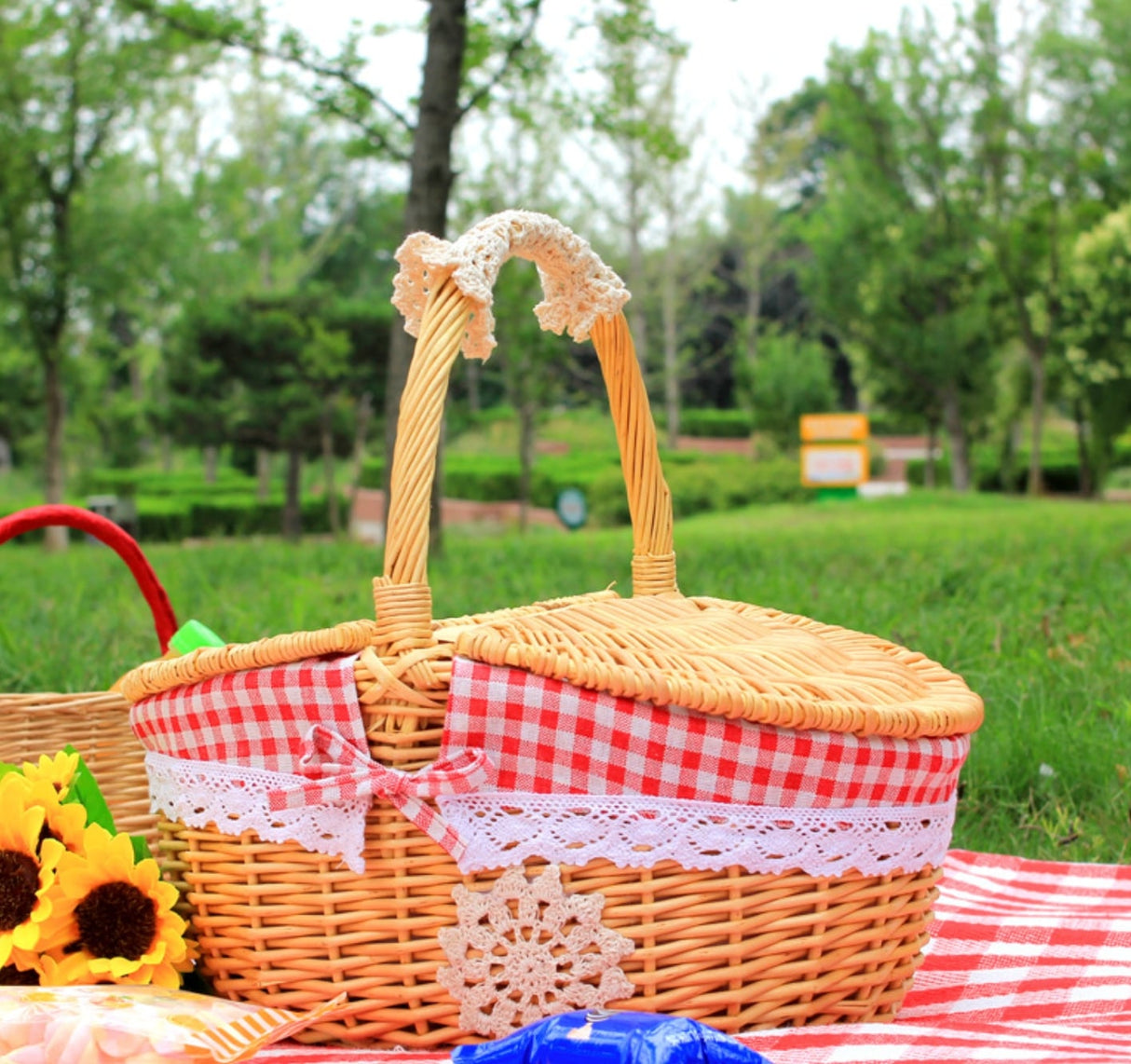 Panier en osier - L 