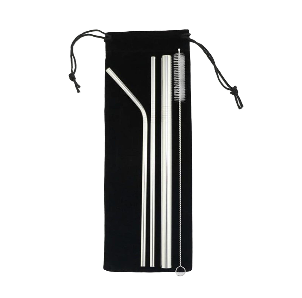 Stainless Straw And Brush Set