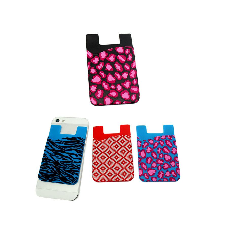 Full Color Adhesive Silicone Phone Pocket