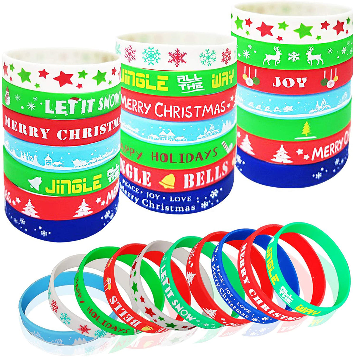 Adult 8 X 1/2 Inch Silicone Wristband