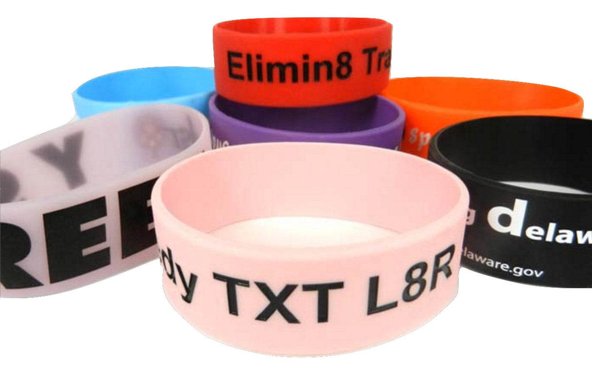 1" Silicone Wristband