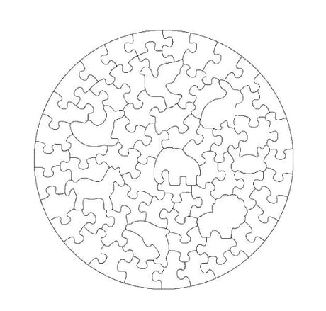 1000 Pieces Custom Round Puzzles - Yorkn Inc✅