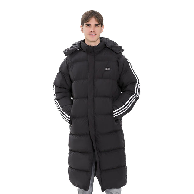 11 Zone Heating Long Down Coat - Yorkn Inc✅