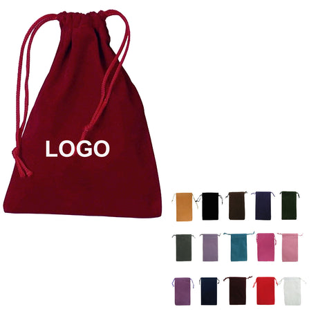 Drawstring Velvet Pouch