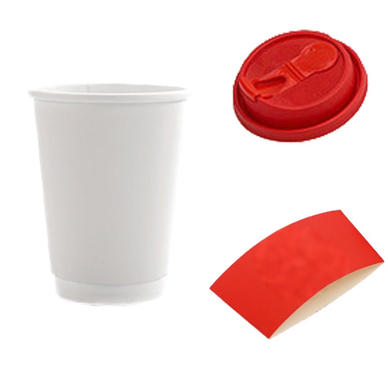 12oz Disposable Double Wall Paper Cup - Yorkn Inc✅