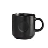 12oz Elegant Striped Ceramic Coffee Mug - Yorkn Inc✅