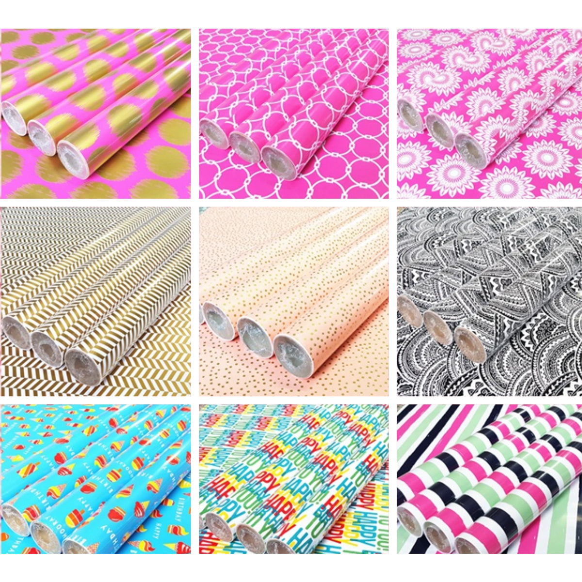 Hoja de papel para envolver regalos 