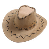 Chapeau de cowboy unisexe 