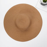 Wide Brim Beach Hat Embroidery