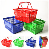 Cesta de plástico para supermercado 