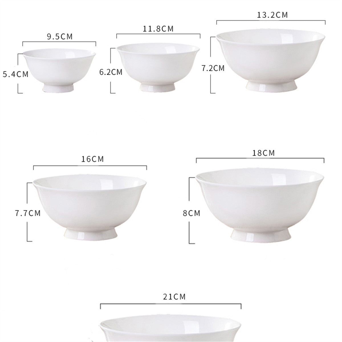 50oz Ceramic Ramen Bowl Big Noodle Bowls