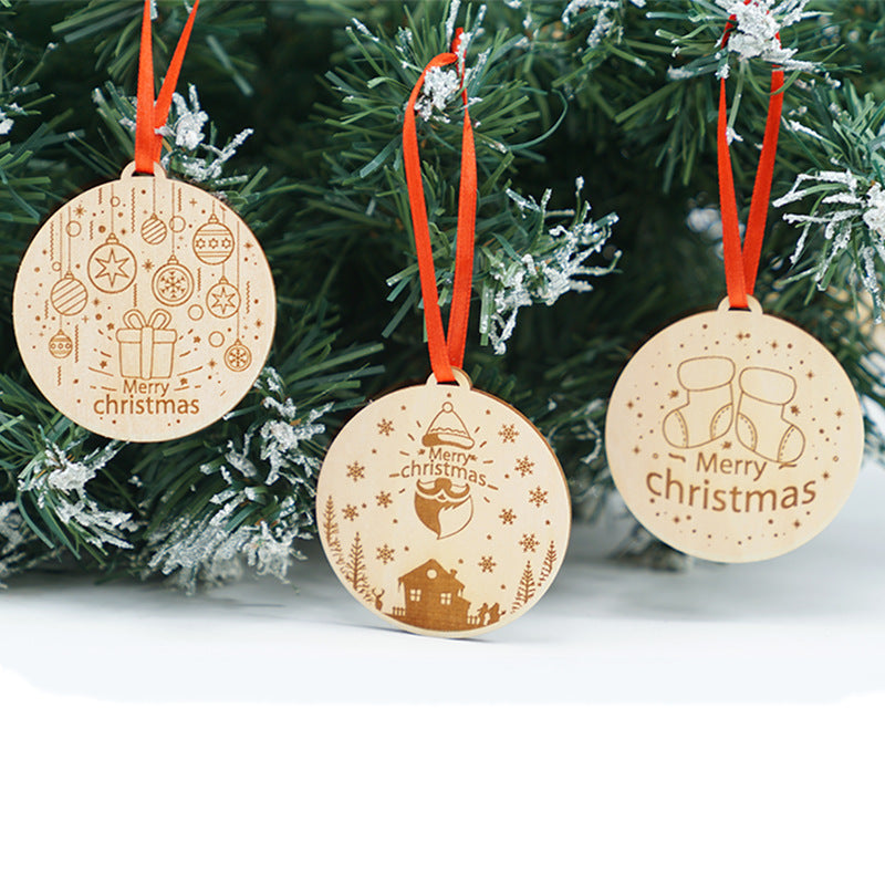 Animal Leaf House Shaped Wooden Tag