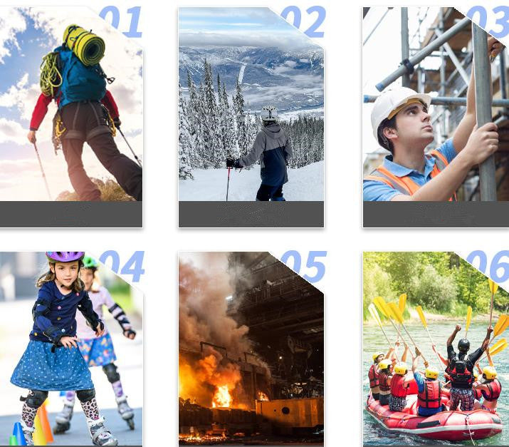 Casco multifunción para niños y adultos. 