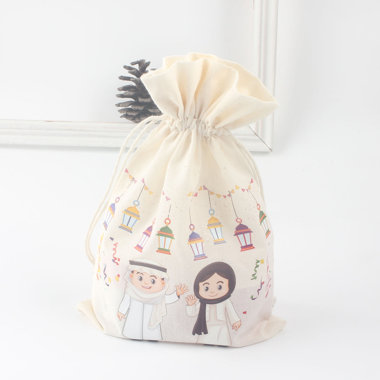 Bolsas y estuches con cordón a todo color 