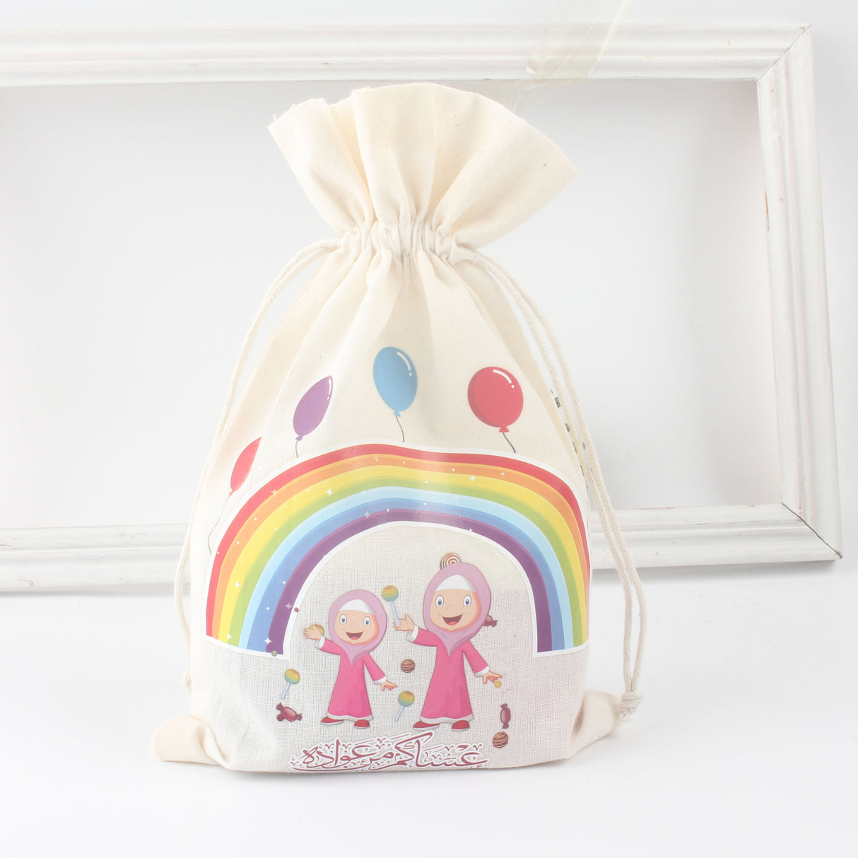 Bolsas y estuches con cordón a todo color 