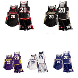 Jersey Basketball Sport Shirt 2pcs Set