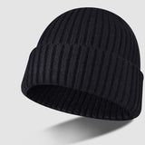 Bonnet épais tricoté pour homme et femme 