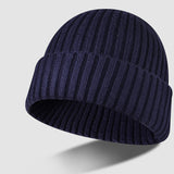 Bonnet épais tricoté pour homme et femme 